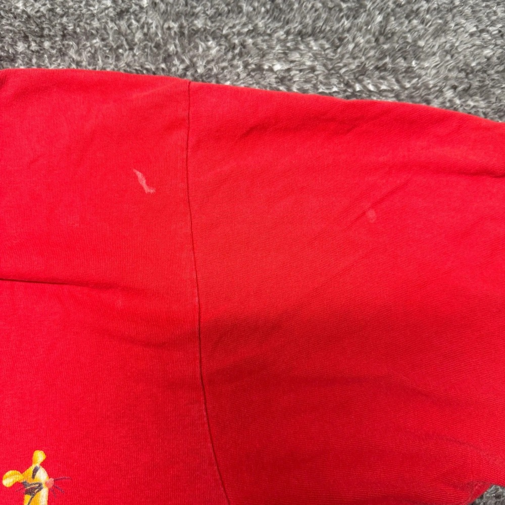 Vintage Disney Disneyland T-Shirt L Mens Mickey Inc Red Character Spellout - Picture 6 of 9